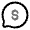 Chat Round Money Icon from Solar Line Duotone Set