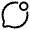 Chat Round Unread Icon from Solar Linear Set