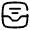 Inbox Line Icon from Solar Broken Set