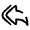 Multiple Forward Left Icon from Solar Broken Set
