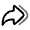Multiple Forward Right Icon from Solar Line Duotone Set