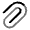Paperclip Icon from Solar Line Duotone Set
