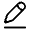 Pen 2 Icon from Solar Linear Set