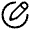 Pen New Round Icon from Solar Linear Set
