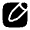 Pen New Square Icon from Solar Bold Set