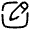 Pen New Square Icon from Solar Broken Set