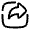 Square Forward Icon from Solar Broken Set