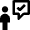 Messages People Man Bubble Square Check Icon from Nova Line Set