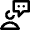 Messages People Man Bubble Square Icon from Nova Line Set
