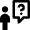 Messages People Man Bubble Square Question Icon from Nova Line Set