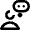 Messages People Man Think Bubble Icon from Nova Line Set