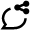 Message Chat Circle Share Icon from Nova Line Set