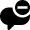 Message Chat Round Subtract Remove 1 Icon from Nova Solid Set