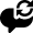 Message Chat Round Sync Refresh 1 Icon from Nova Solid Set