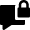 Message Chat Square Lock Icon from Nova Solid Set