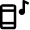 Smartphone Action Music Icon from Nova Line Set