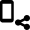 Smartphone Action Share Icon from Nova Solid Set