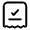Bill Check Icon from Solar Linear Set