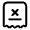 Bill Cross Icon from Solar Linear Set