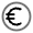 Euro Icon from Solar Line Duotone Set