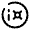 Safe Circle Icon from Solar Broken Set