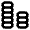 Stacked Coin 1 Icon from Nova Line Set