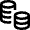 Stacked Coin Icon from Nova Line Set