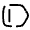 Tag Horizontal Icon from Solar Broken Set