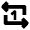 Repeat Track Arrow Icon from Nova Solid Set