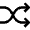 Shuffle Play Arrow Icon from Nova Line Set