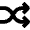 Shuffle Play Arrow Icon from Nova Solid Set