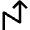 Zigzag Arrow 3 Icon from Nova Line Set