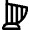 Instrument Harp Icon from Nova Line Set