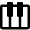 Instrument Keyboard Icon from Nova Solid Set
