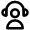 Headphone Person Icon from Nova Line Set