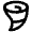 Natural Disaster Typhoon Strom Whirlwind Icon from Nova Line Set