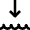 Natural Disaster Water Level Decrease Icon from Nova Line Set