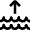 Natural Disaster Water Level Increase Icon from Nova Line Set