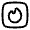 Fire Square Icon from Solar Linear Set