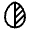 Leaf Icon from Solar Linear Set