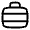 Suitcase Lines Icon from Solar Linear Set