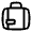 Suitcase Tag Icon from Solar Linear Set