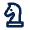 Chess Line Icon from Mingcute Line Set