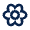 Flower 2 Line Icon from Mingcute Line Set