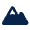 Mountain 2 Fill Icon from Mingcute Fill Set