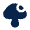 Mushroom Fill Icon from Mingcute Fill Set