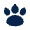 Paw Fill Icon from Mingcute Fill Set