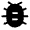 Bug Minimalistic Icon from Solar Bold Set