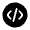 Code Circle Icon from Solar Bold Set