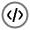 Code Circle Icon from Solar Line Duotone Set